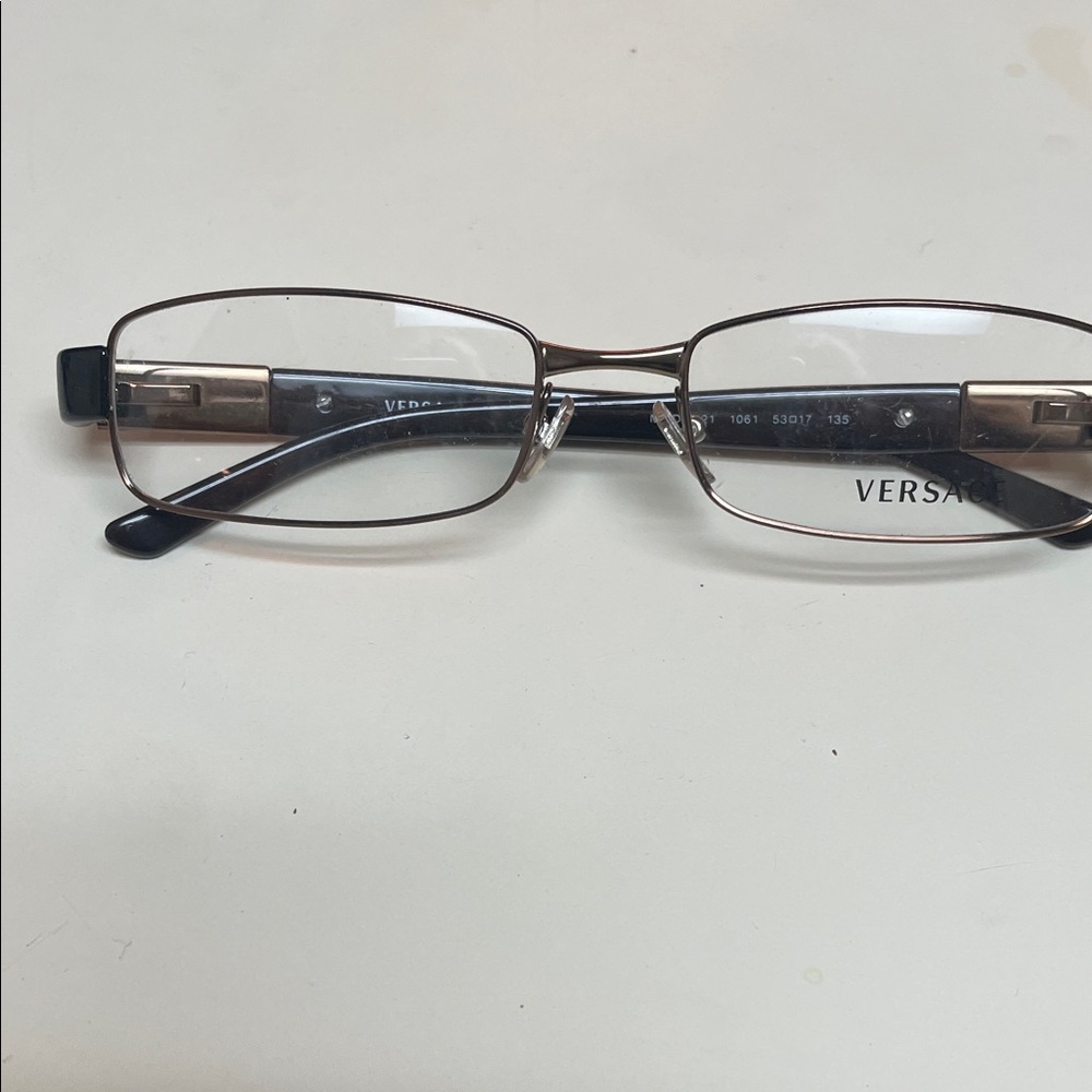 Versace Women's Glasses in Black and Silver- new ready for prescription,Buy now